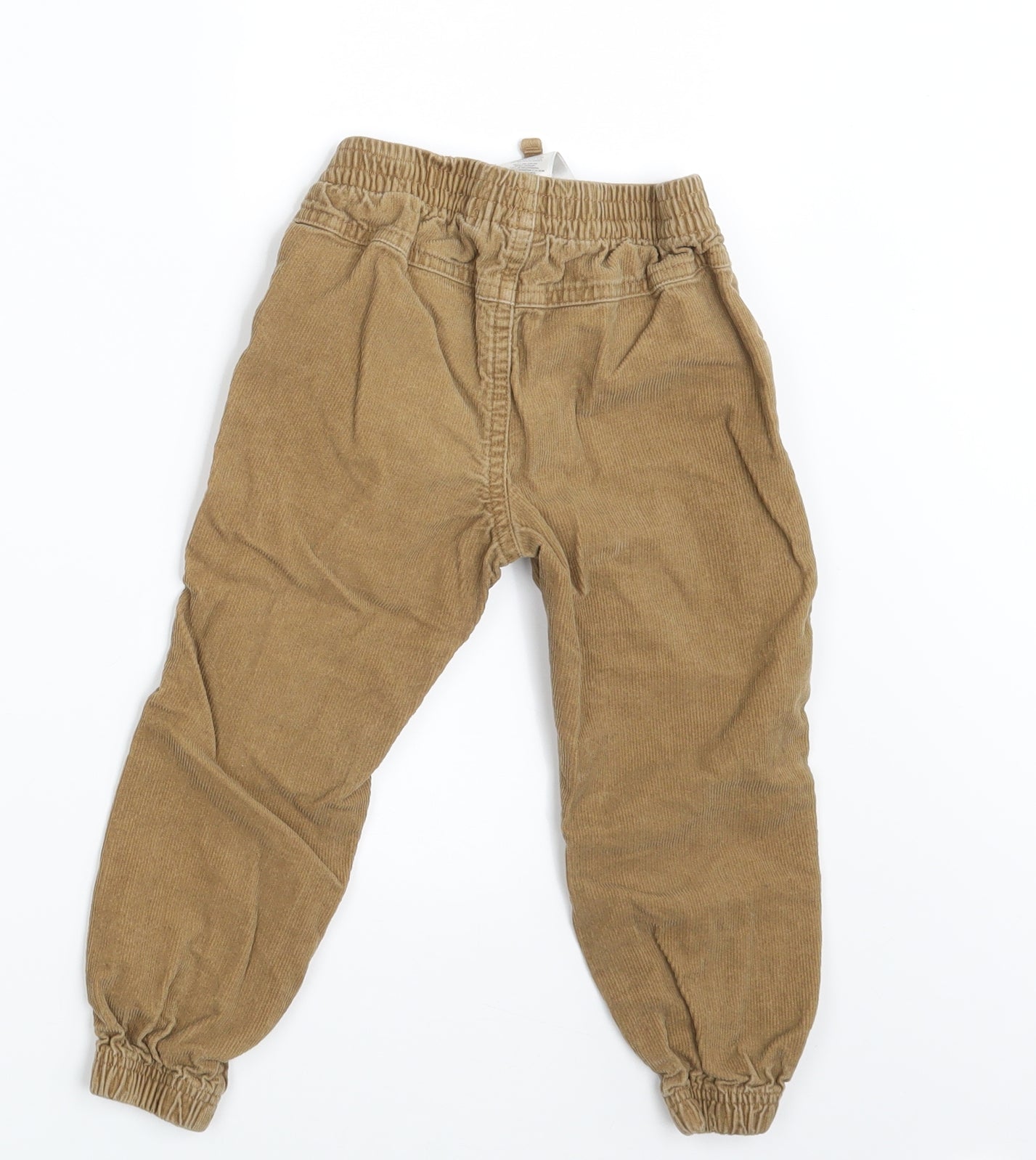 Costco Boys Brown  Corduroy Capri Trousers Size 3 Years - Waist 16in; Inside  leg 13in