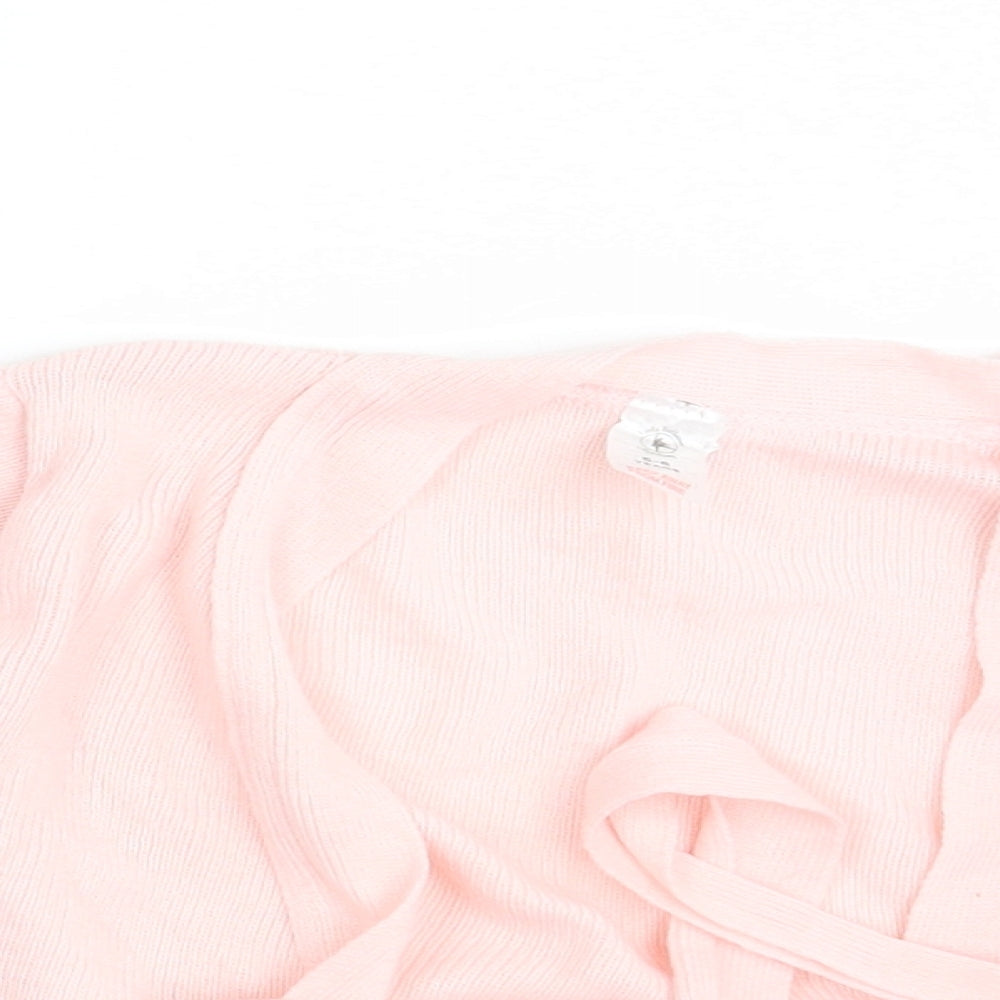 Little Ballerina Academy` Girls Pink   Cardigan Jumper Size 5-6 Years