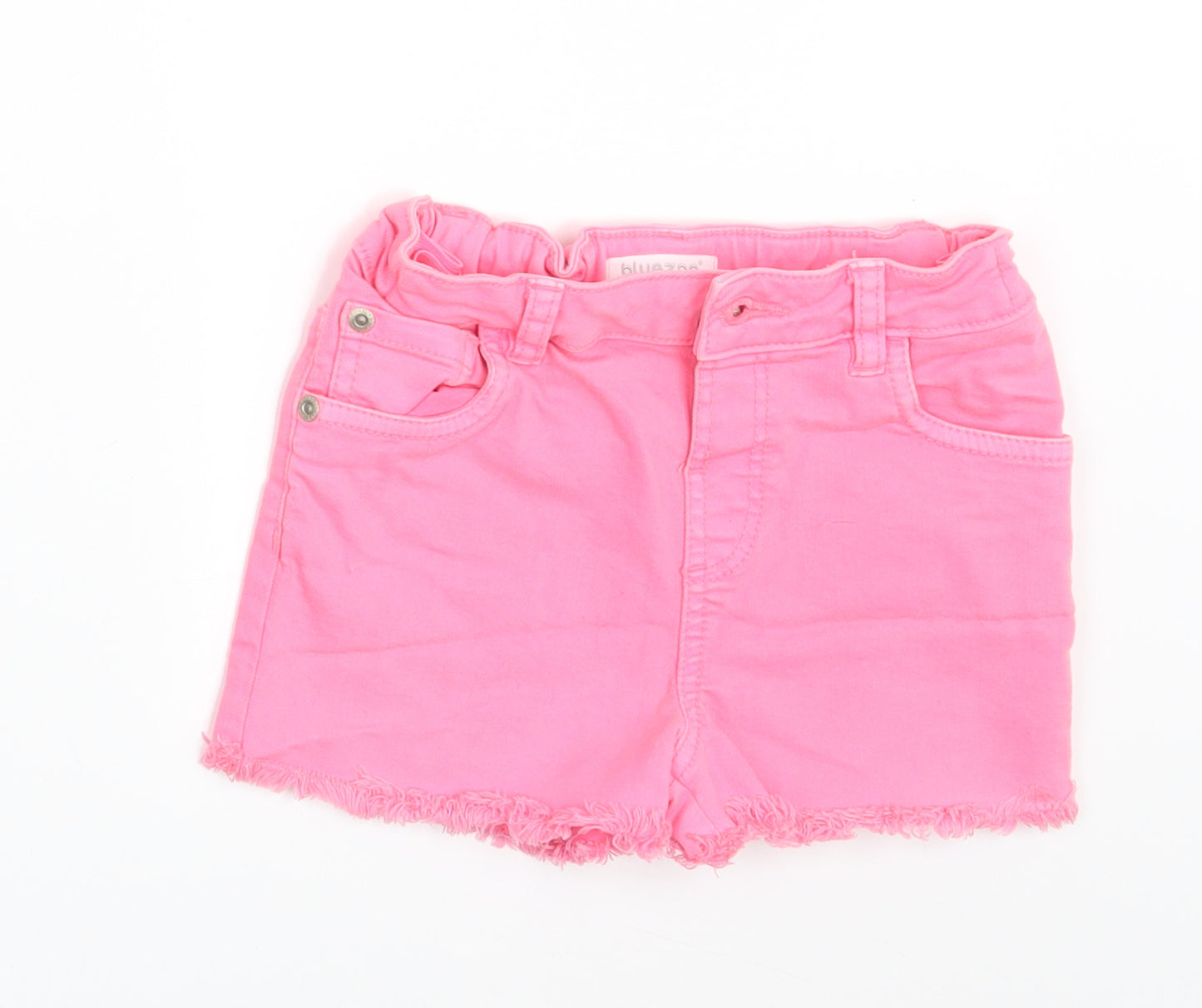 Blue Zoo Girls Pink  Denim Hot Pants Shorts Size 4-5 Years