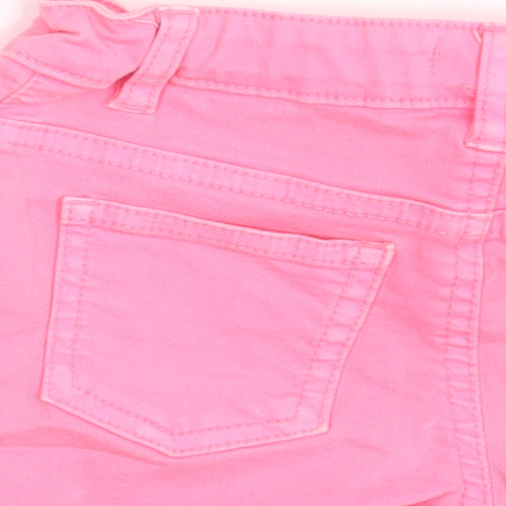 Blue Zoo Girls Pink  Denim Hot Pants Shorts Size 4-5 Years