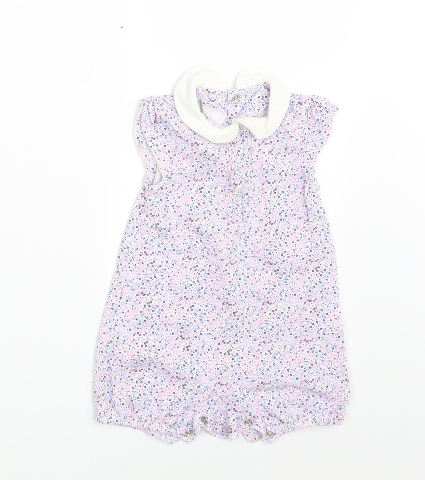 Mothercare Girls Multicoloured Floral  T-Shirt Dress  Size 3-6 Months
