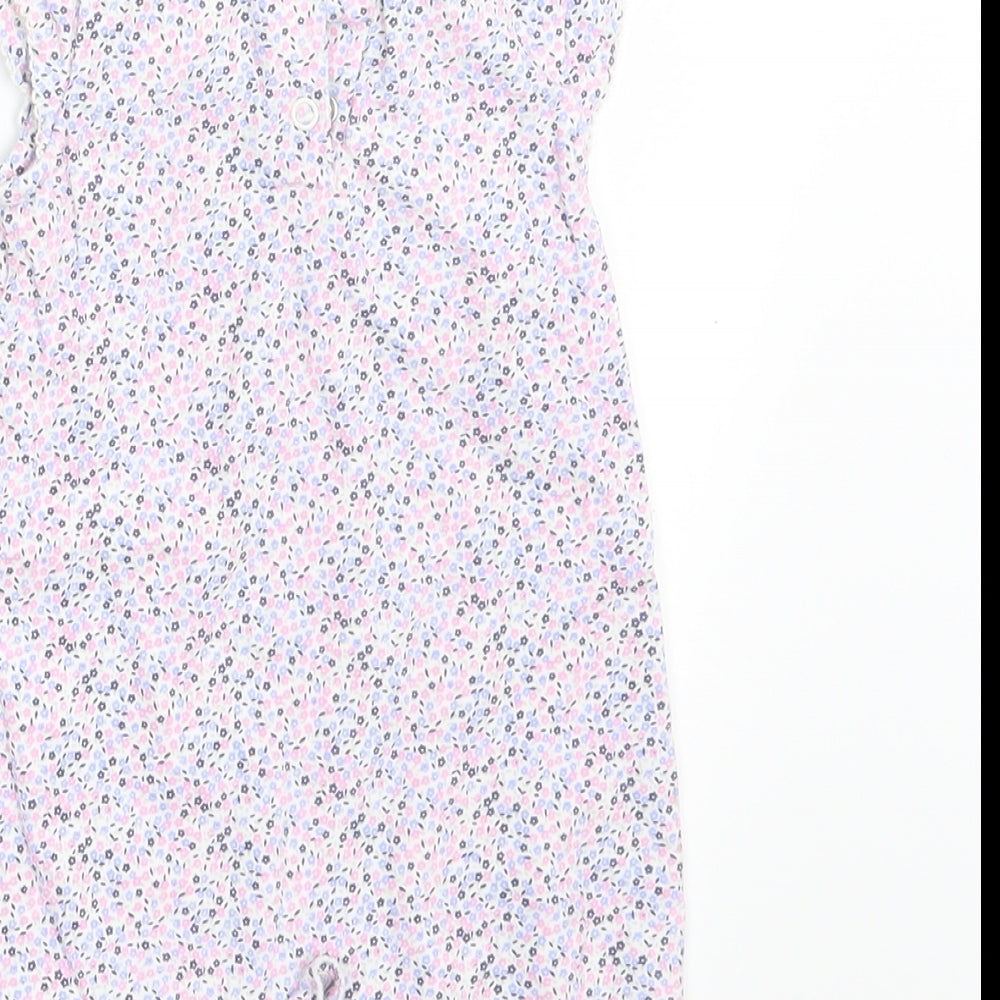 Mothercare Girls Multicoloured Floral  T-Shirt Dress  Size 3-6 Months