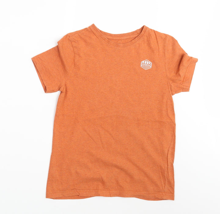 F&F Boys Orange   Basic T-Shirt