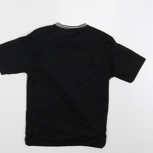 F&F Boys Black   Basic T-Shirt Size 7-8 Years