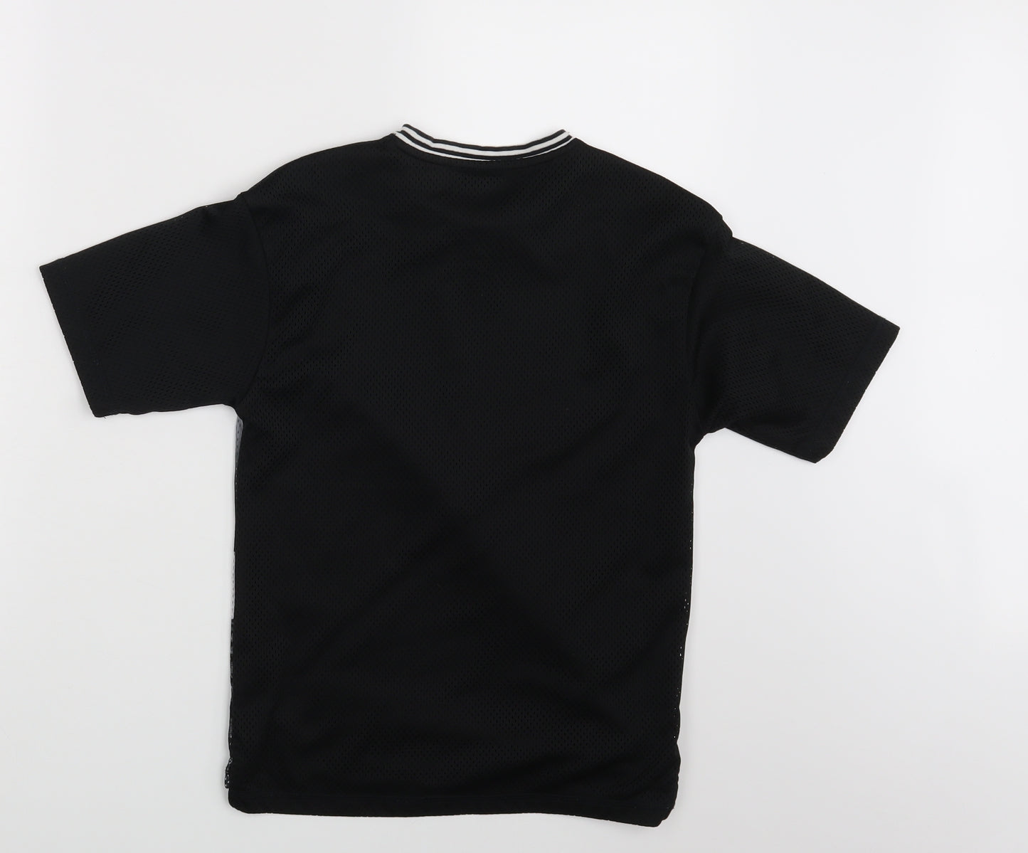 F&F Boys Black   Basic T-Shirt Size 7-8 Years