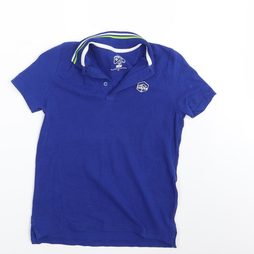 F&F Boys Blue   Pullover Polo Size 9-10 Years