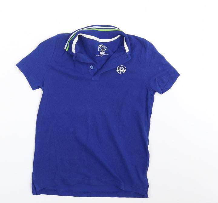 F&F Boys Blue   Pullover Polo Size 9-10 Years