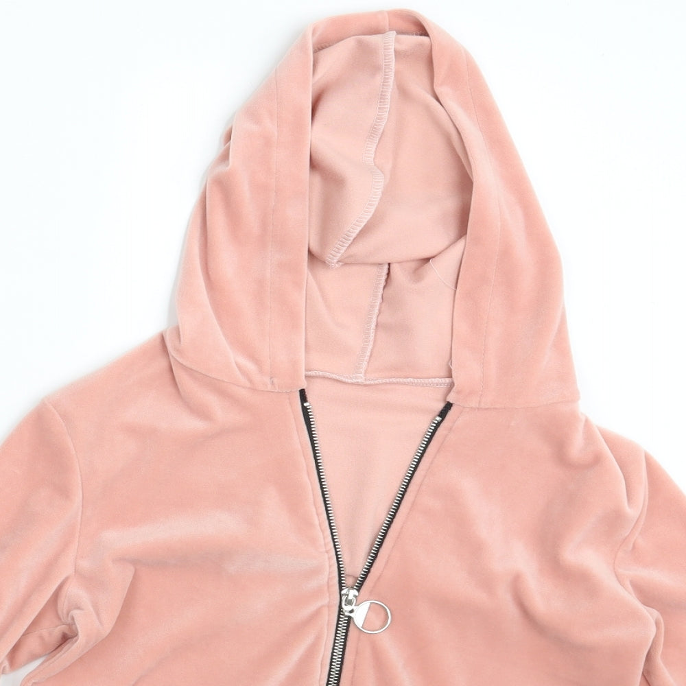 Preworn Girls Pink   Full Zip Hoodie One Size  - Dance & Impress