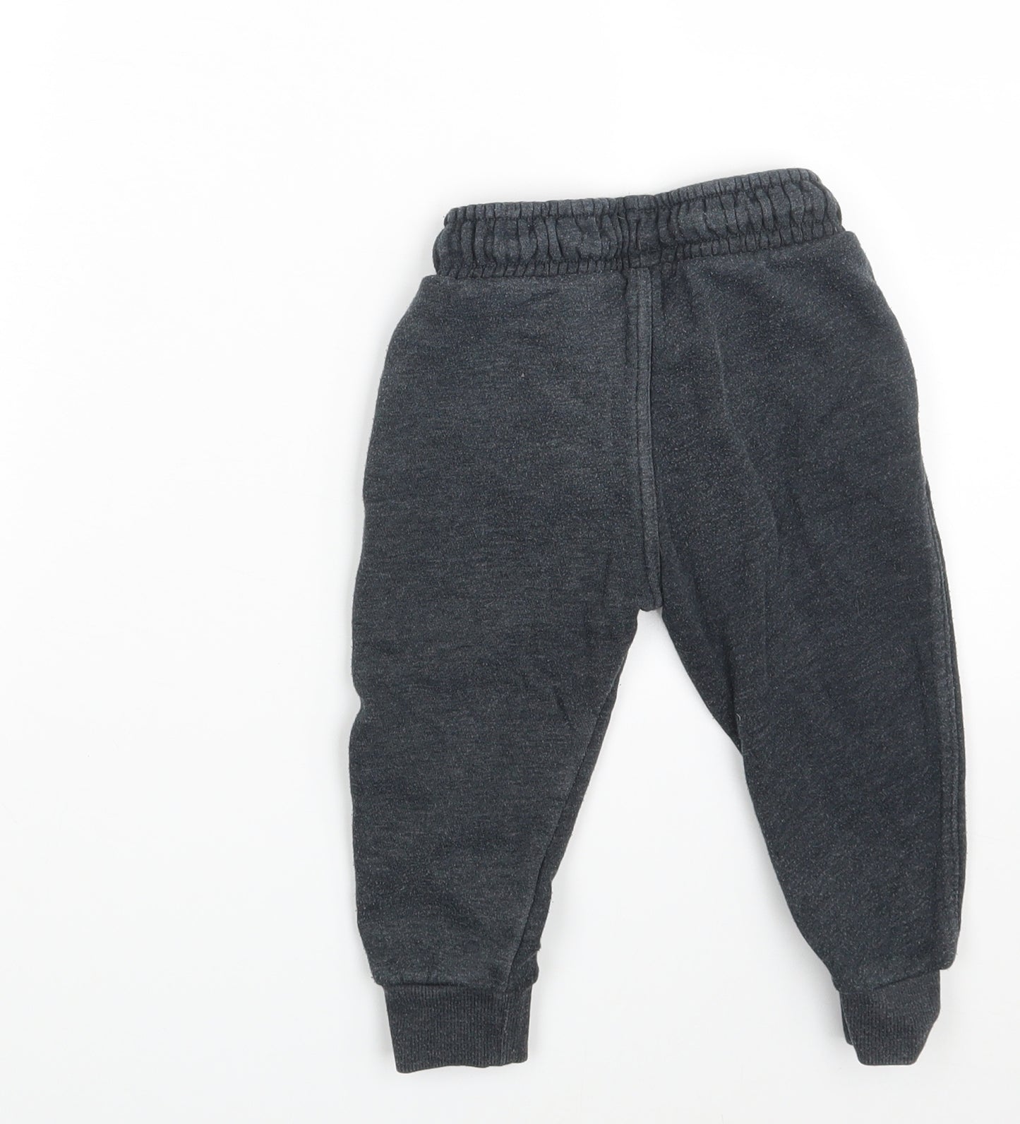 F&F Boys Grey   Jogger Leggings Size 18-24 Months  - Waist 16in; Inside  leg 10in
