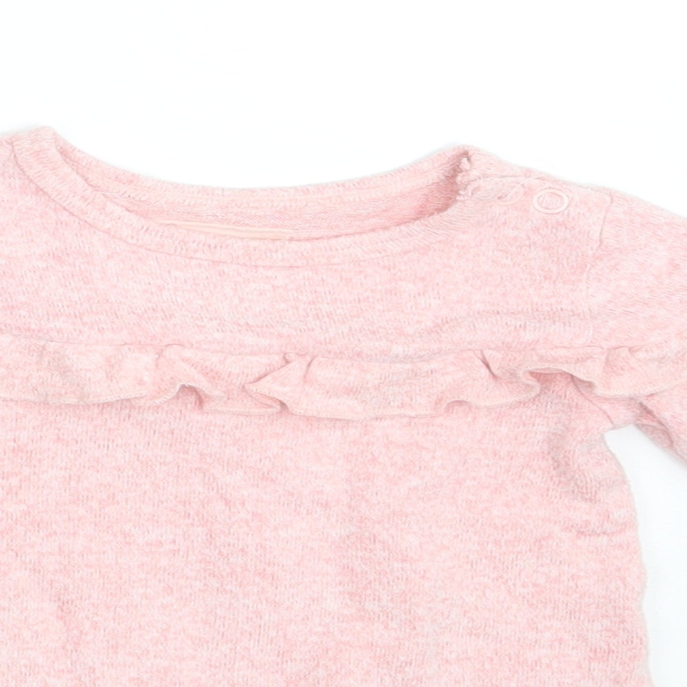 Primark Girls Pink   T-Shirt Dress  Size 9-12 Months