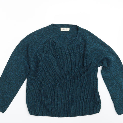 New loo Womens Blue   Pullover Jumper One Size