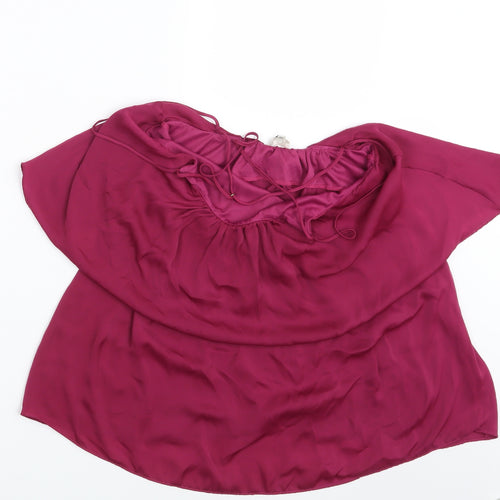 River Island Womens Purple   Basic Blouse Size 12