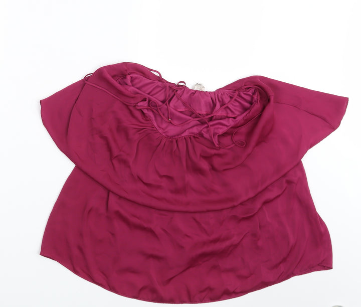River Island Womens Purple   Basic Blouse Size 12
