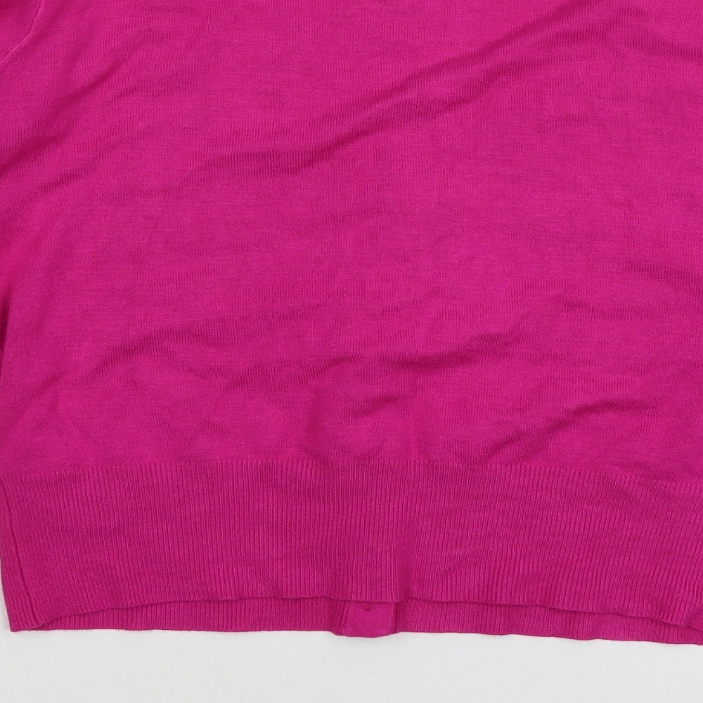 Savida Womens Pink  Knit Cardigan Jumper Size 12