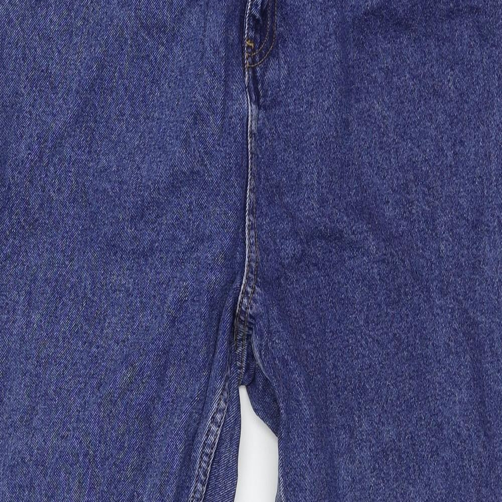 New Look Womens Blue  Denim Straight Jeans Size 18 L28 in