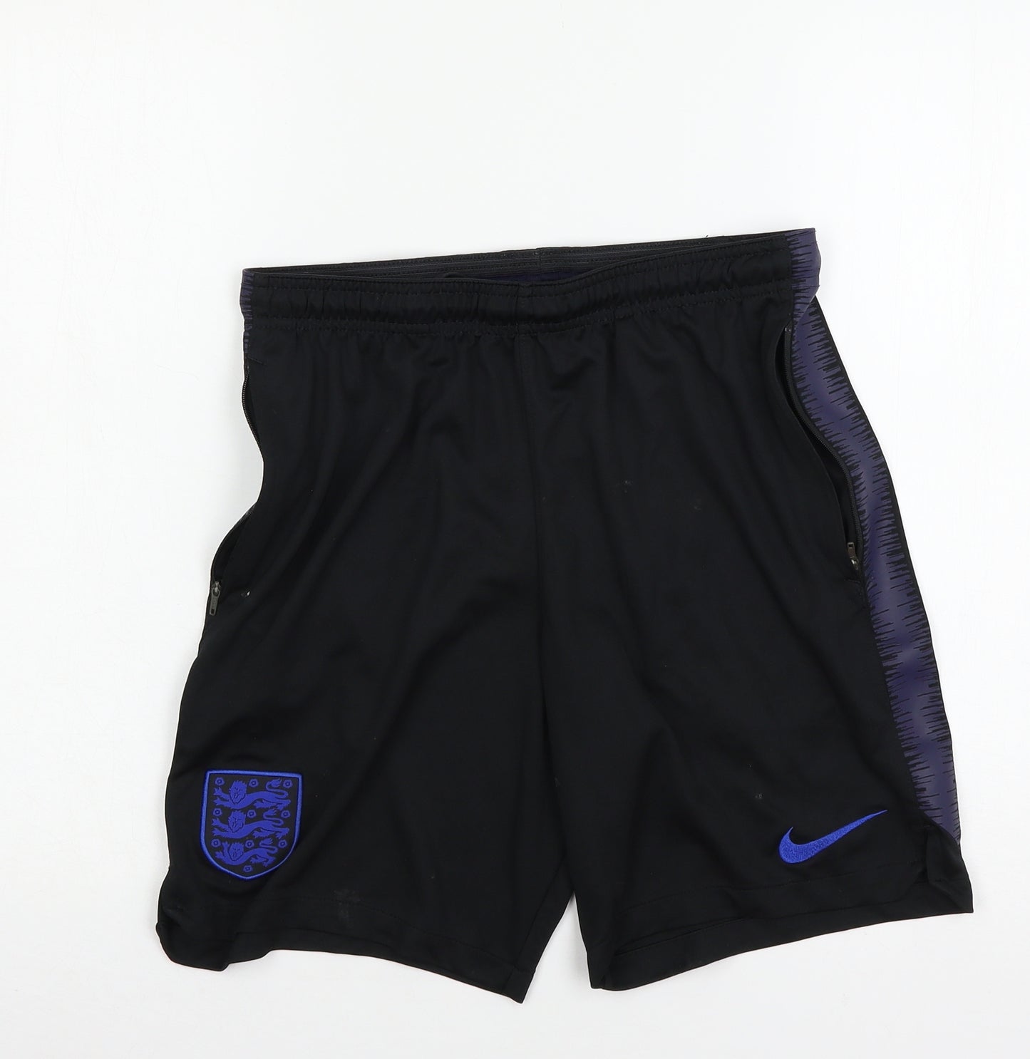Nike Mens Black Geometric  Sweat Shorts Size M