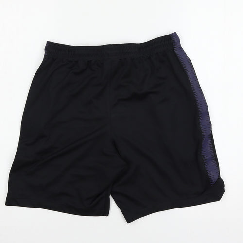 Nike Mens Black Geometric  Sweat Shorts Size M