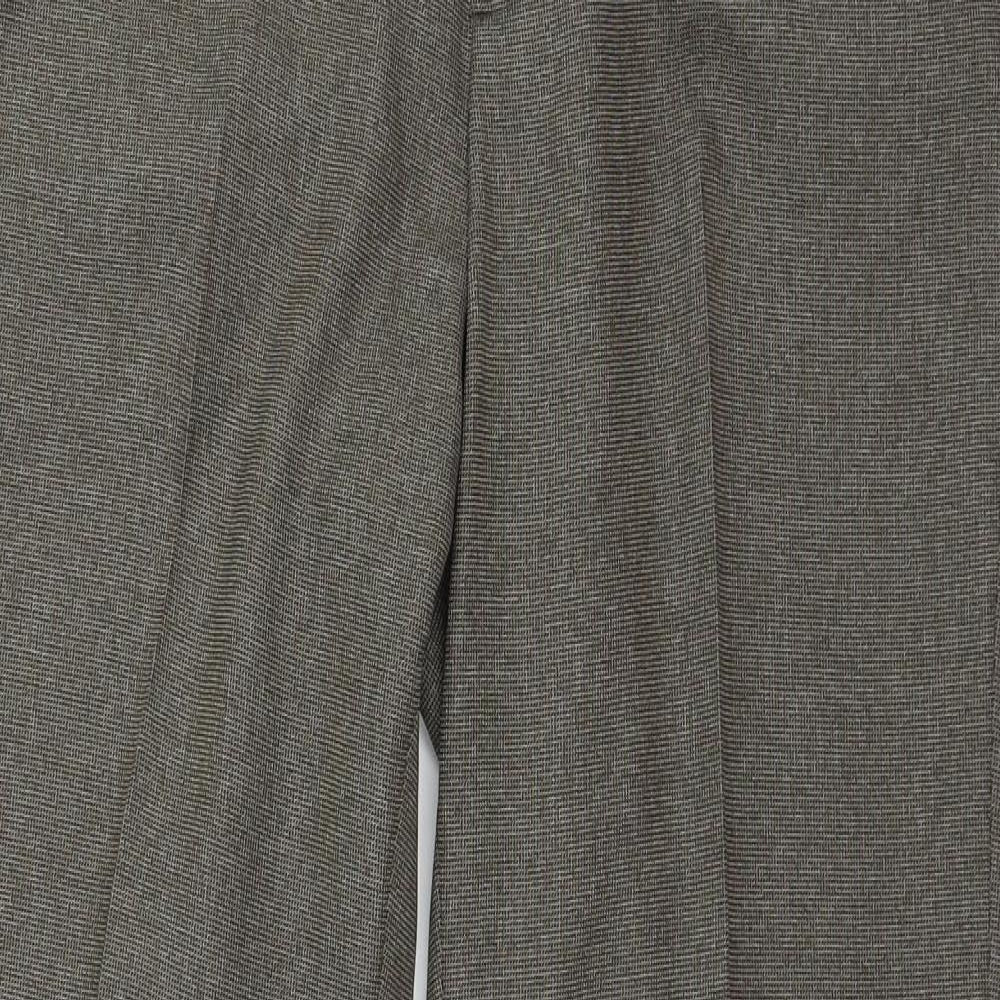 Marks and Spencer Mens Brown   Trousers  Size 32 in L33 in