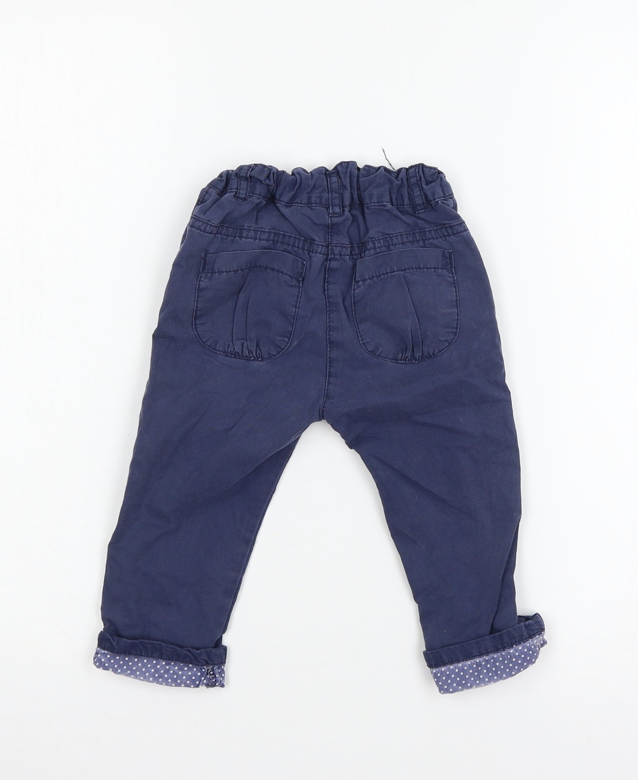 TU Girls Blue   Cargo Trousers Size 18-24 Months