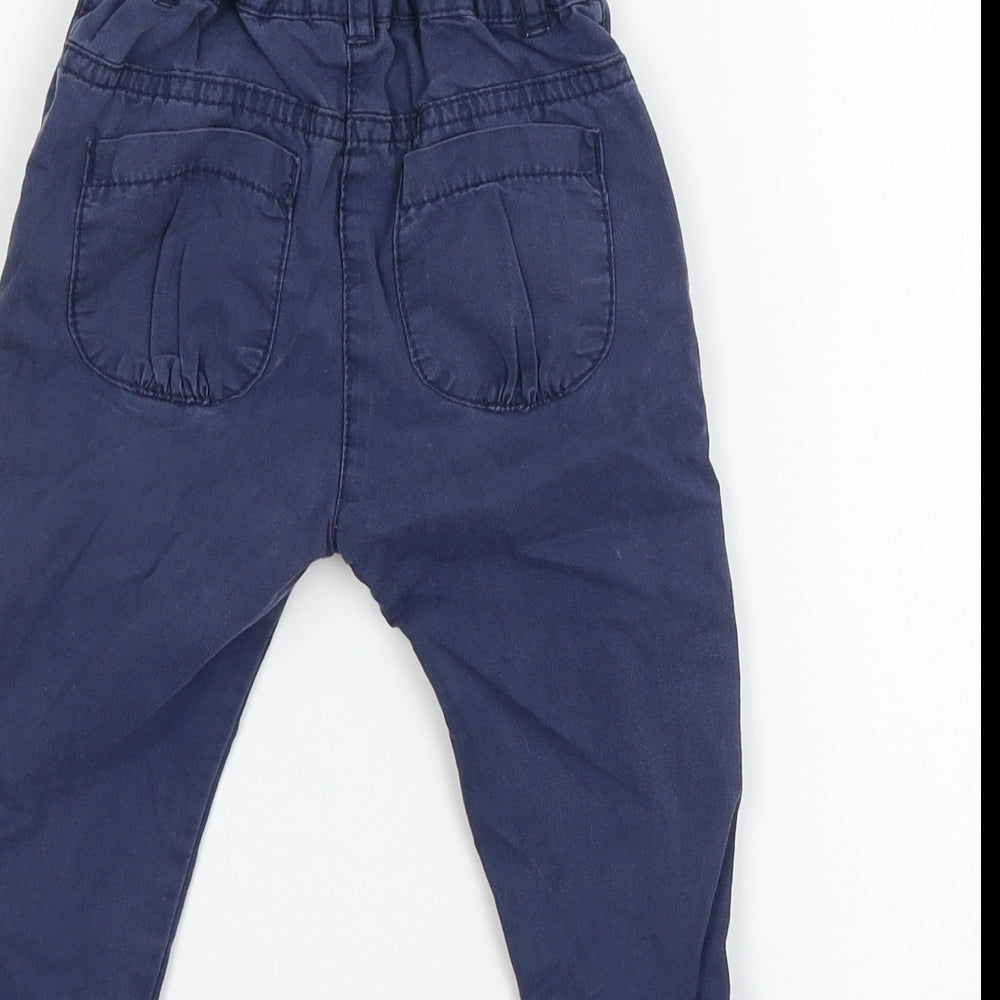 TU Girls Blue   Cargo Trousers Size 18-24 Months