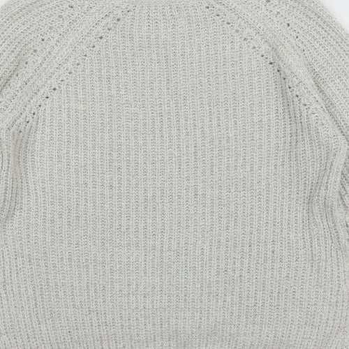 Papaya Womens Grey  Knit Pullover Jumper Size S