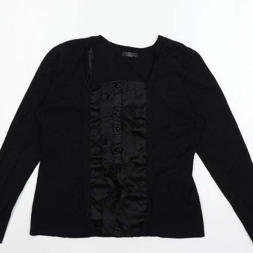 Bonmarché Womens Black  Knit Pullover Jumper Size S