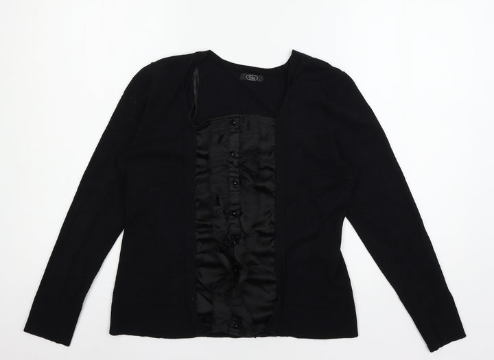 Bonmarché Womens Black Knit Pullover Jumper Size S