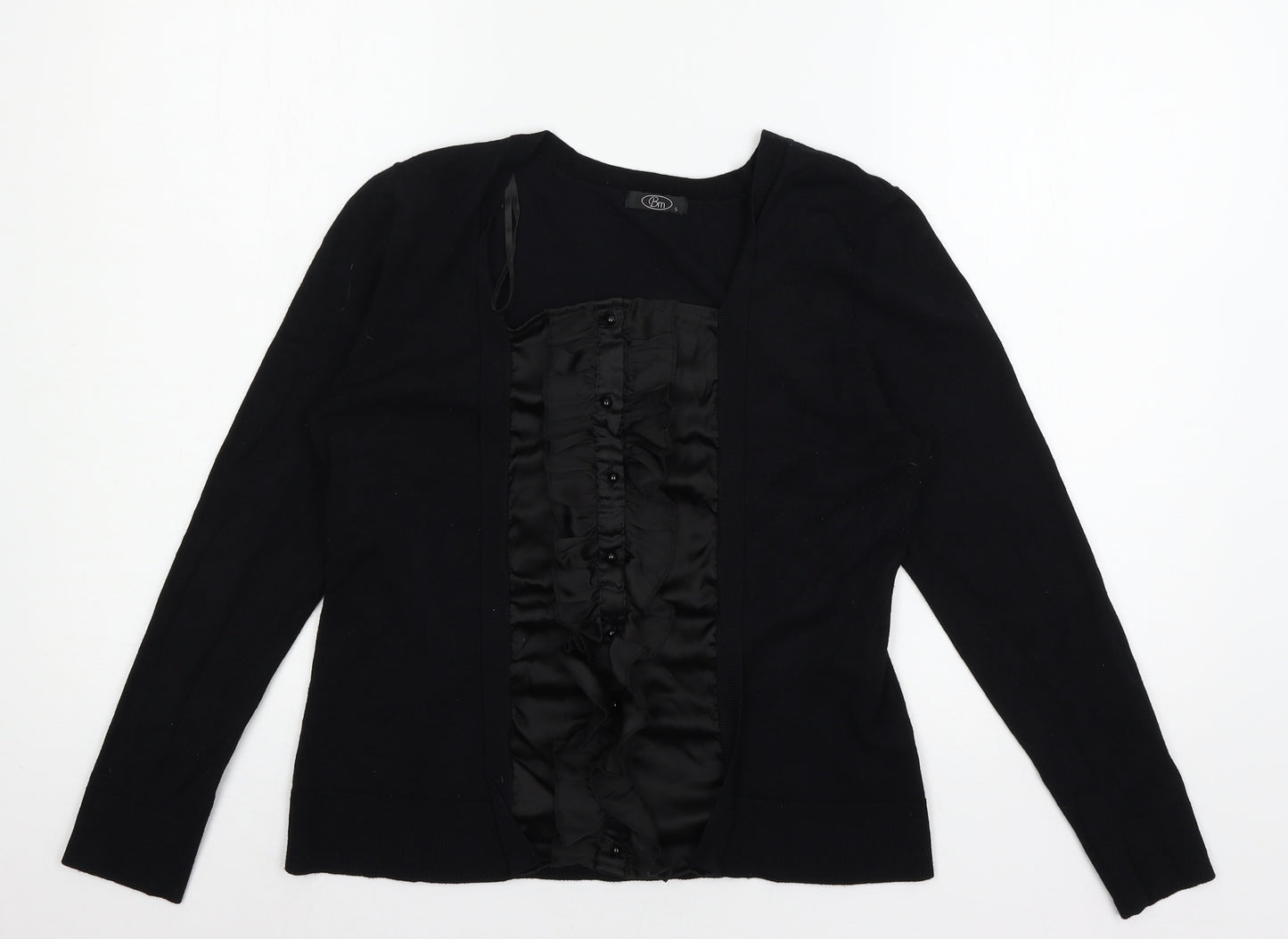 Bonmarché Womens Black  Knit Pullover Jumper Size S