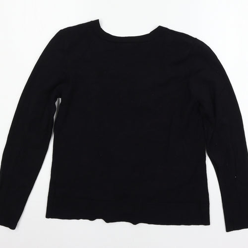 Bonmarché Womens Black  Knit Pullover Jumper Size S