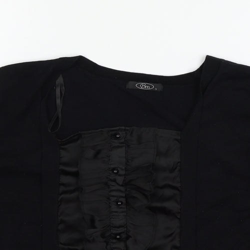 Bonmarché Womens Black  Knit Pullover Jumper Size S