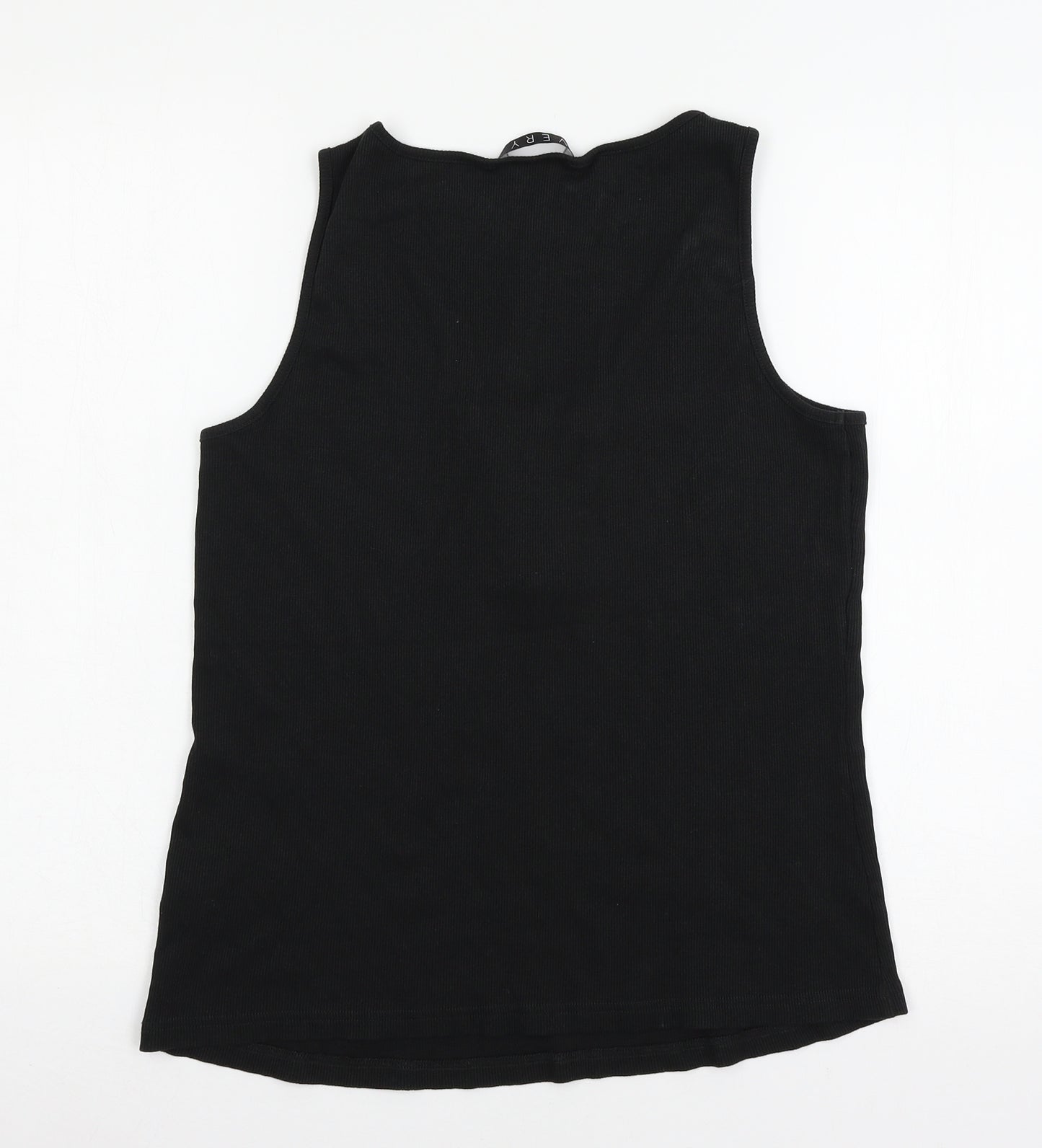 Very Womens Black  Jersey Basic Tank Size 18