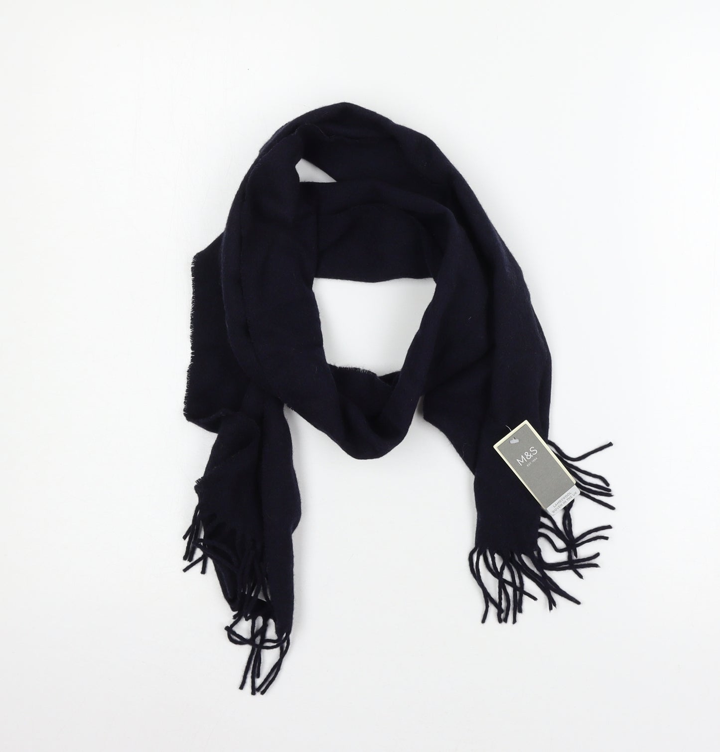 Marks and Spencer Womens Blue  Knit  Scarf