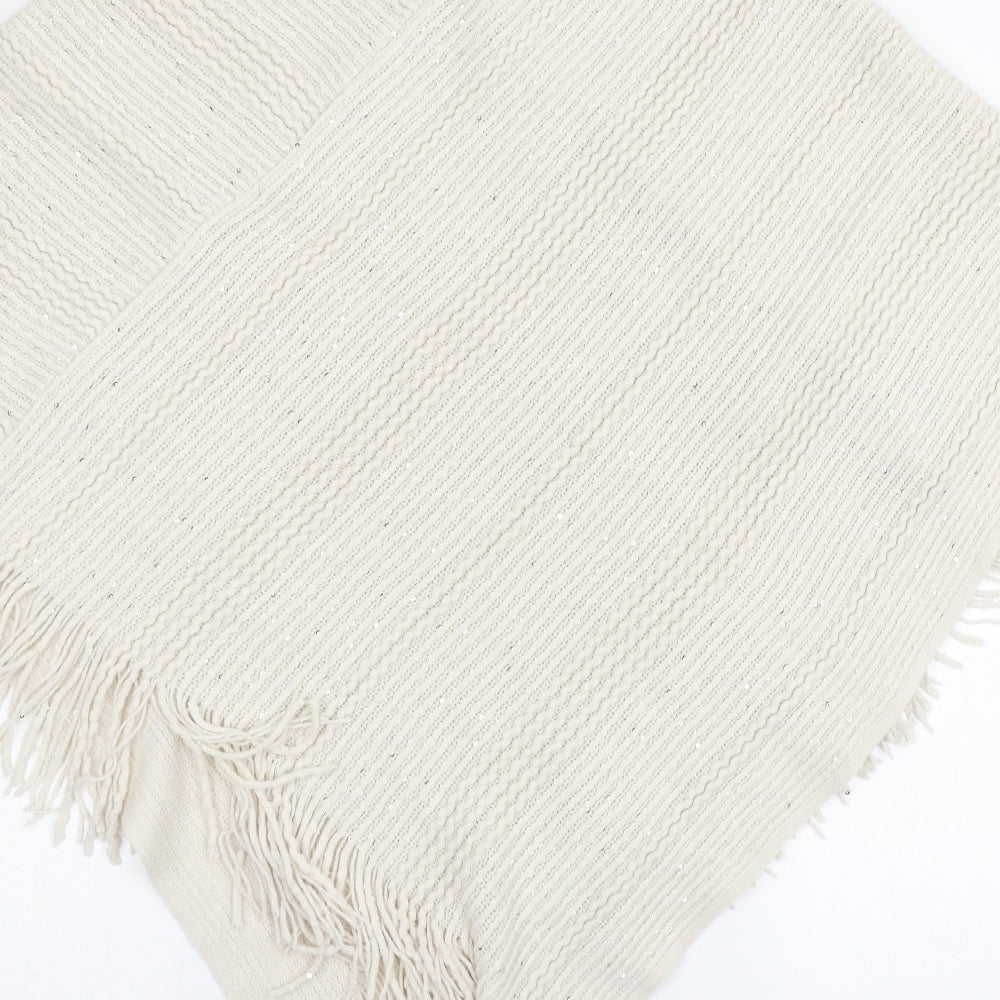 Matalan Womens Ivory  Knit Pullover Jumper One Size  - Poncho