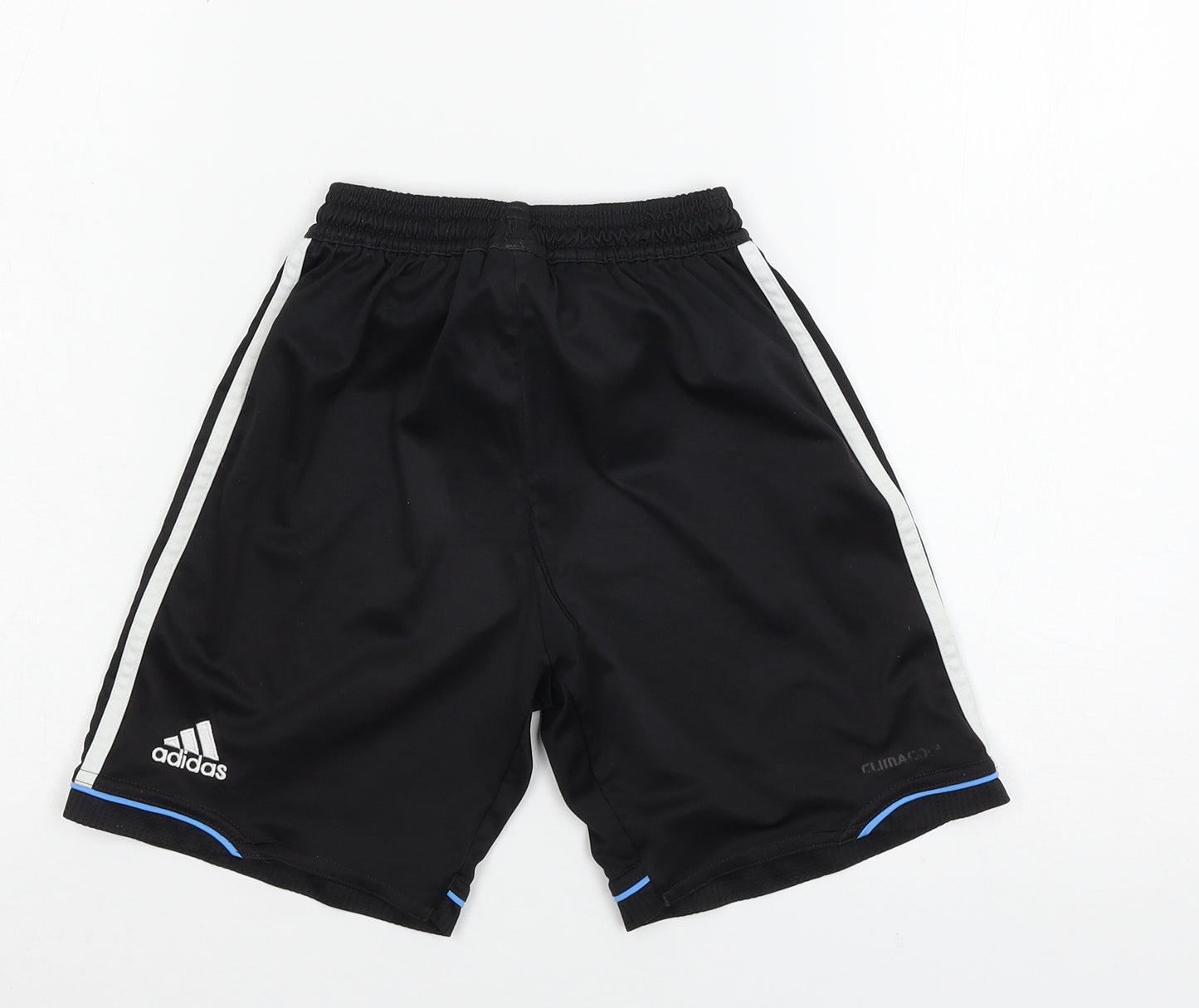 adidas Boys Black  Jersey Sweat Shorts Size 7-8 Years - Chelsea F.C