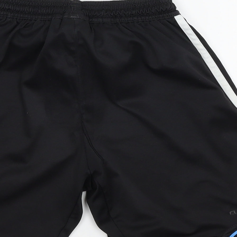 adidas Boys Black  Jersey Sweat Shorts Size 7-8 Years - Chelsea F.C