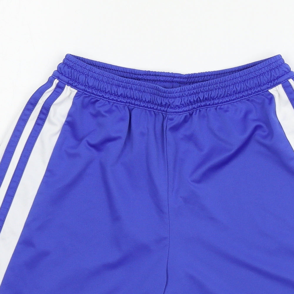 adidas Boys Blue  Jersey Sweat Shorts Size 11-12 Years - Chelsea F.C