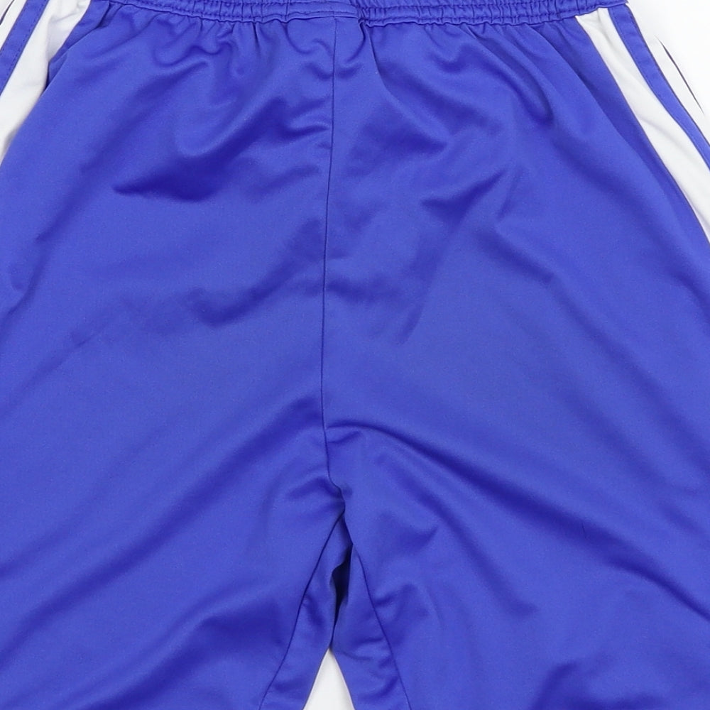 adidas Boys Blue  Jersey Sweat Shorts Size 11-12 Years - Chelsea F.C