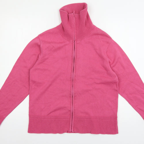 Collection Womens Pink  Knit Cardigan Jumper Size L