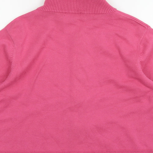 Collection Womens Pink  Knit Cardigan Jumper Size L