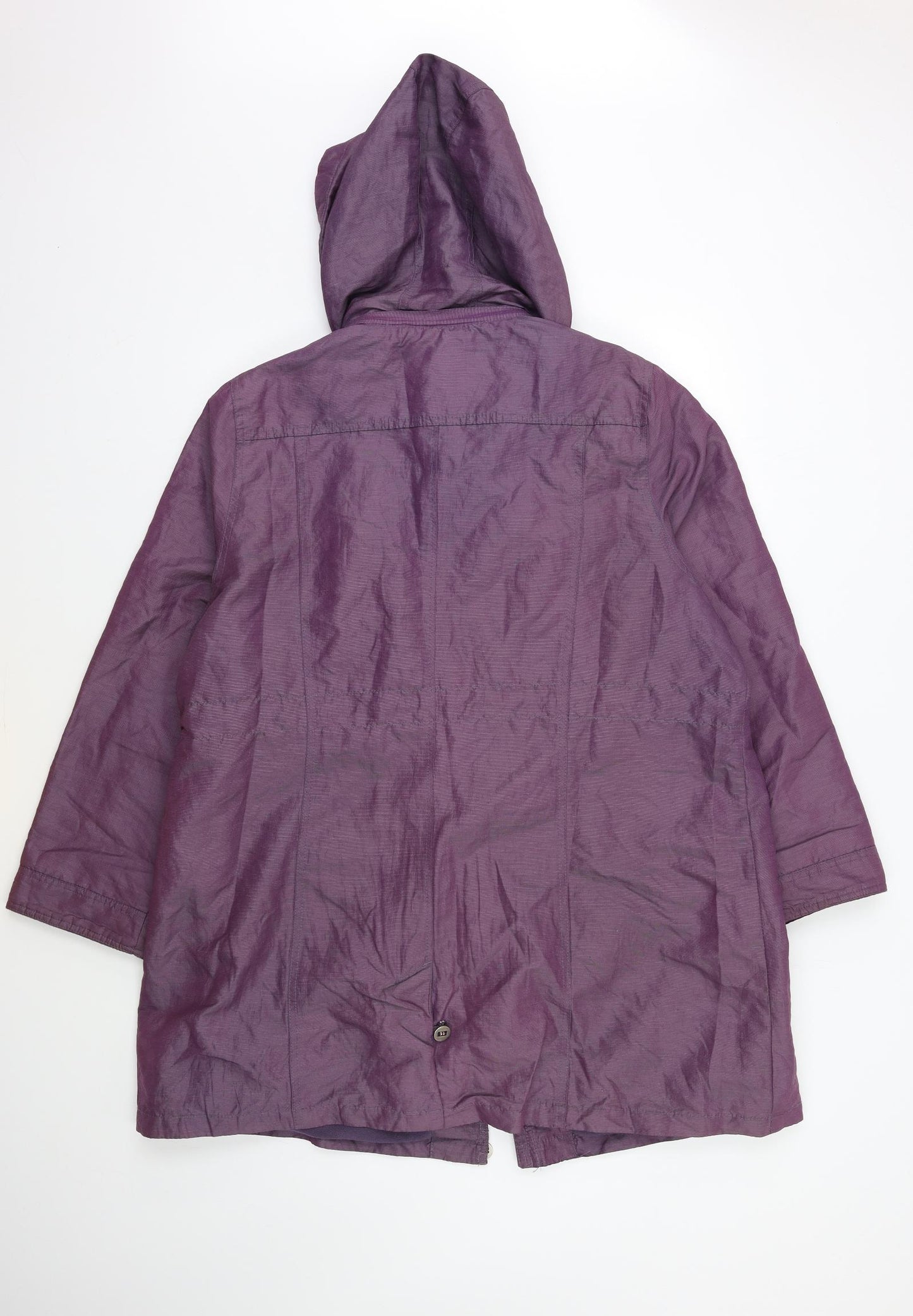 Per Una Womens Purple   Overcoat Coat Size 22