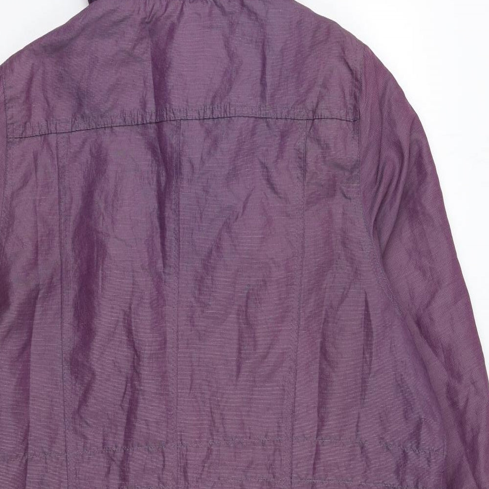 Per Una Womens Purple   Overcoat Coat Size 22