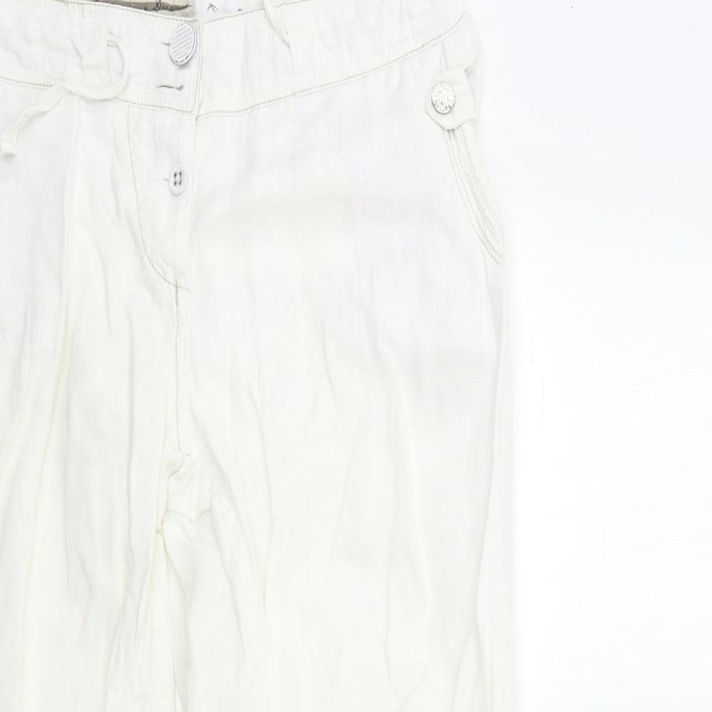 River Island Womens White   Trousers  Size 16 L30 in