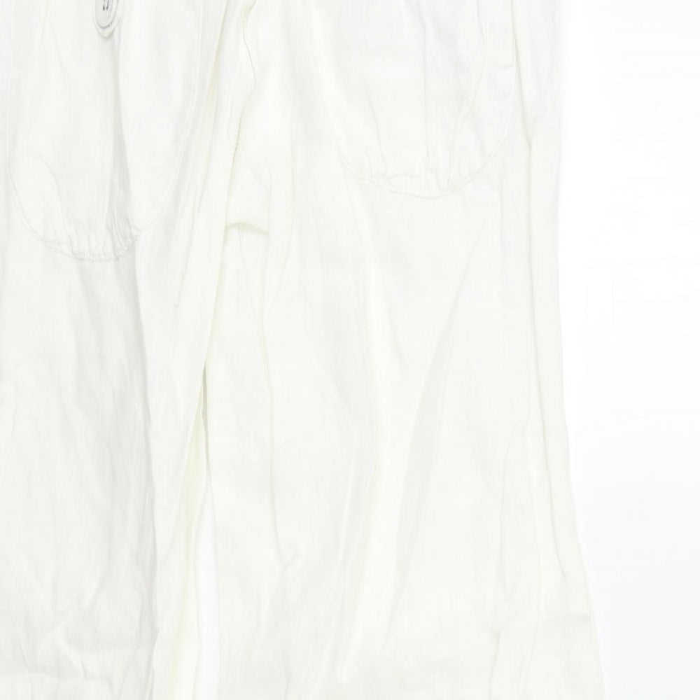 River Island Womens White   Trousers  Size 16 L30 in