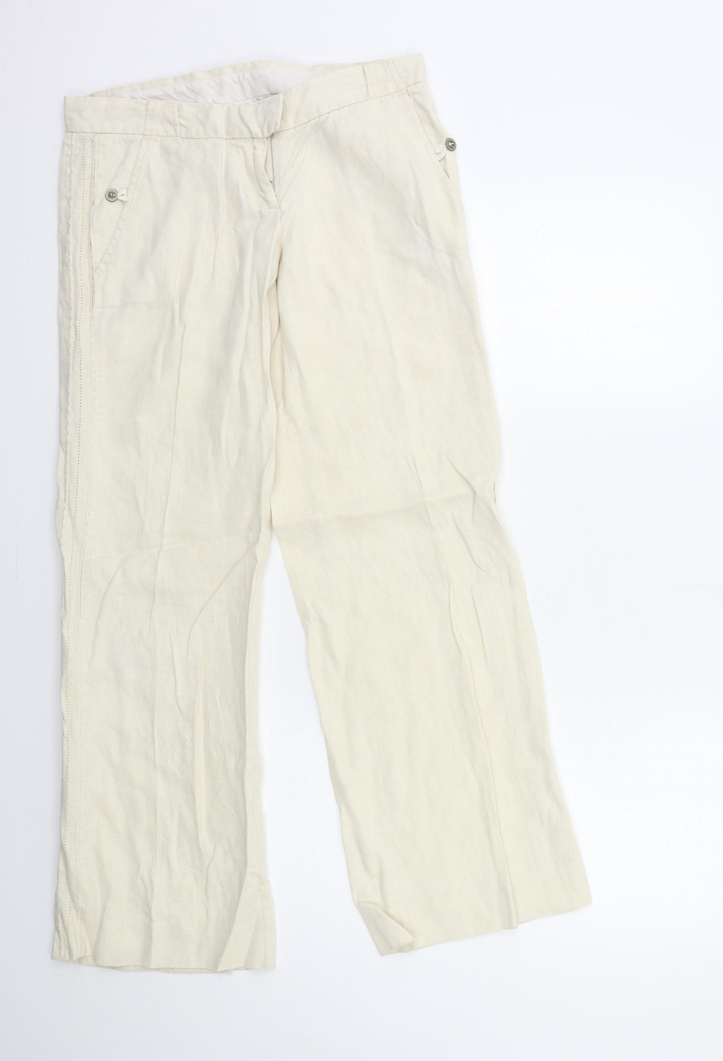 Full Circle Womens Beige   Trousers  Size 30 in L28 in