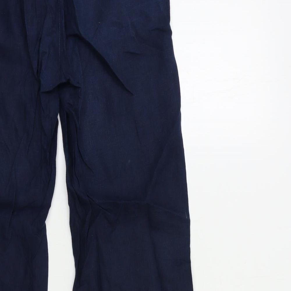 Monsoon Womens Blue   Trousers  Size 10 L32 in