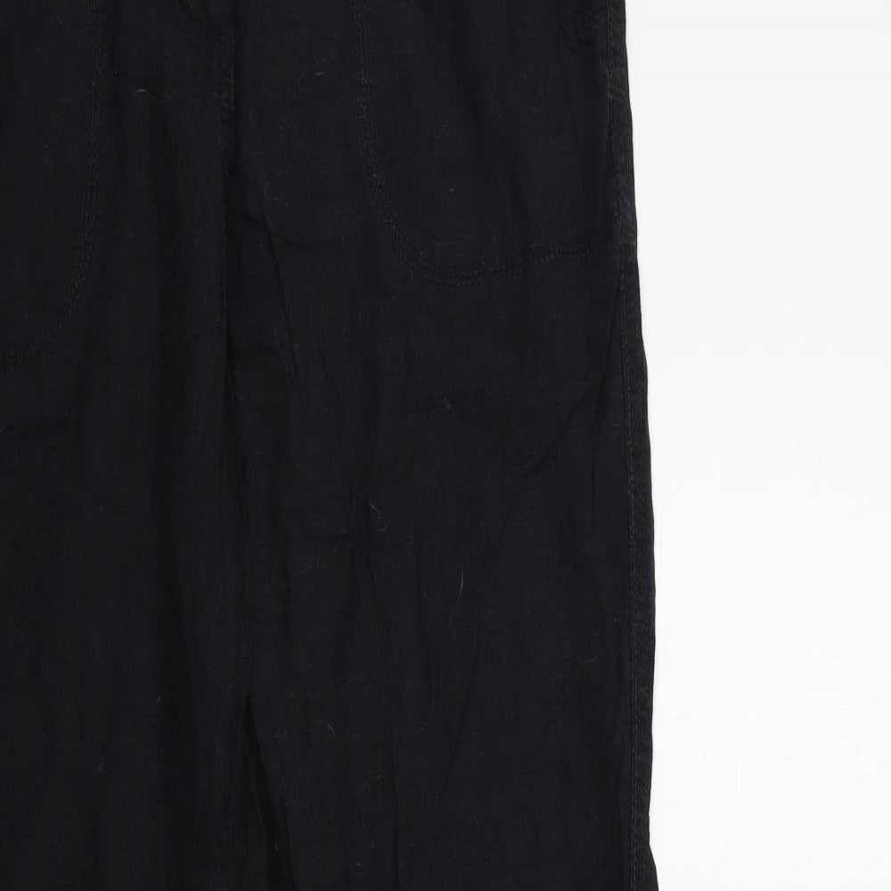Marks and Spencer Womens Black   Trousers  Size 16 L32 in