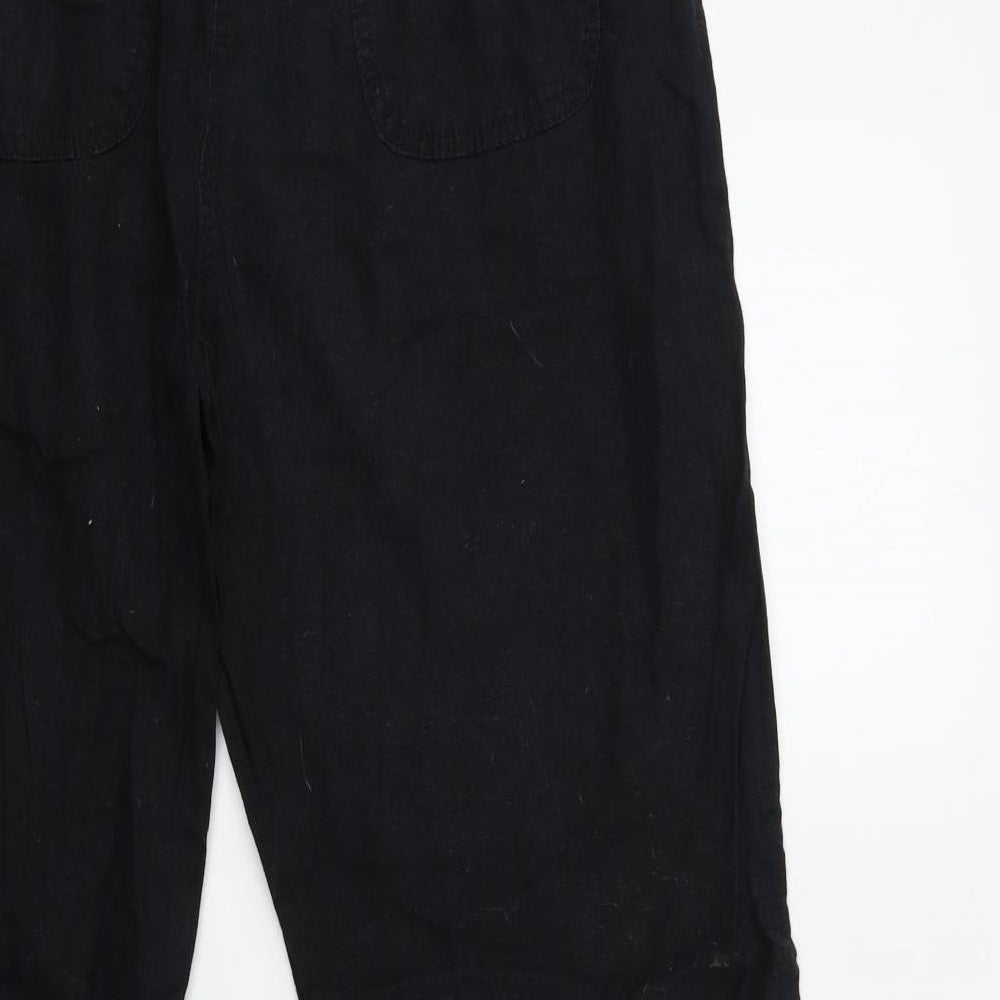 Marks and Spencer Womens Black   Trousers  Size 16 L32 in