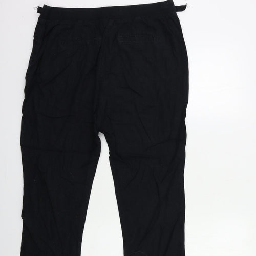 George Womens Black   Trousers  Size 14 L27 in