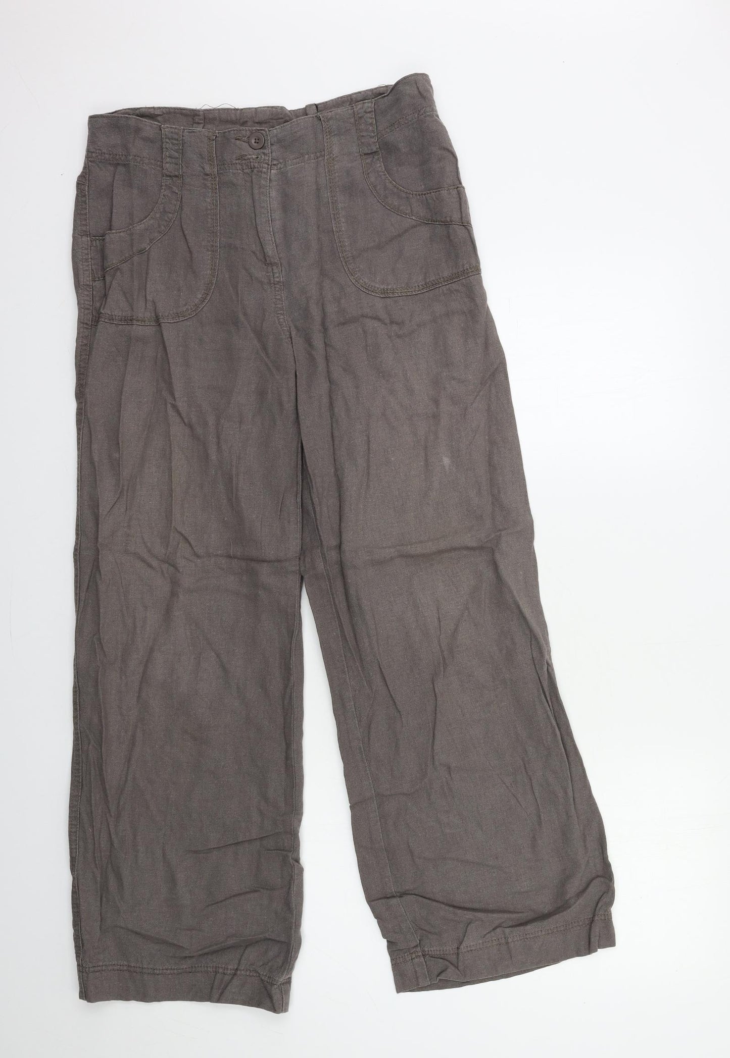 Marks and Spencer Womens Grey   Trousers  Size 12 L30 in