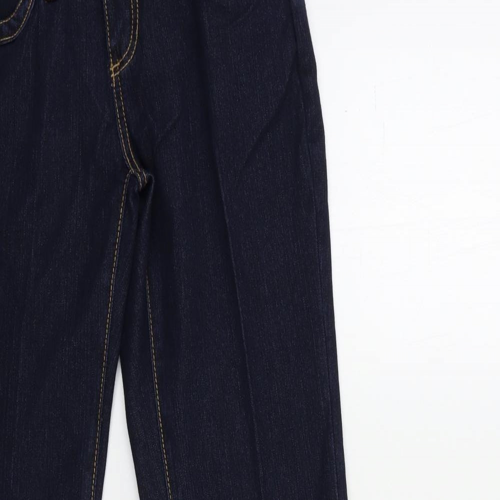 Topshop Womens Blue  Denim Bootcut Jeans Size 6 L30 in